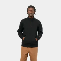 Carhartt WIP Sweats>Chase Neck Zip Sweatshirt
