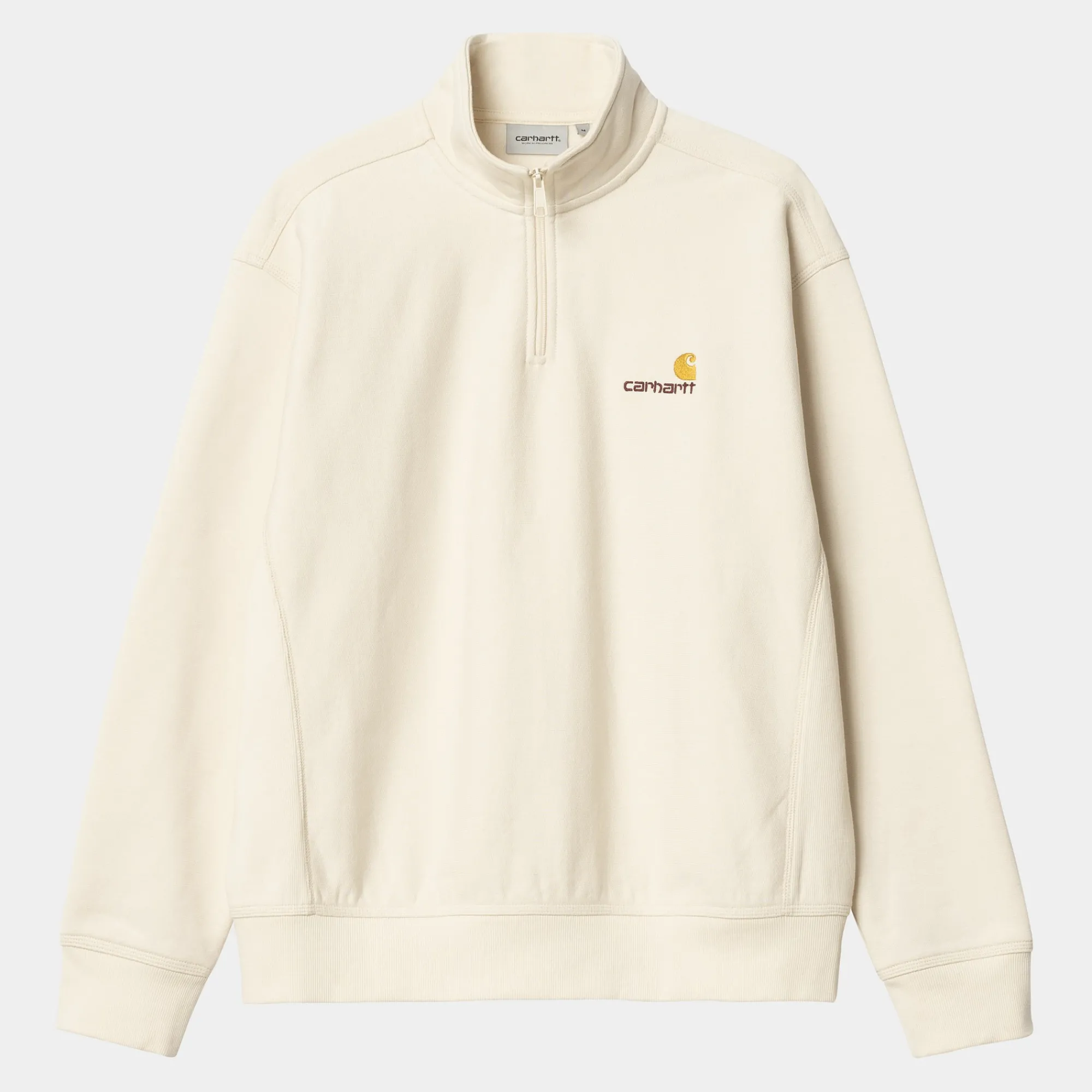 Carhartt WIP Sweats>Half Zip American Script Sweatshirt