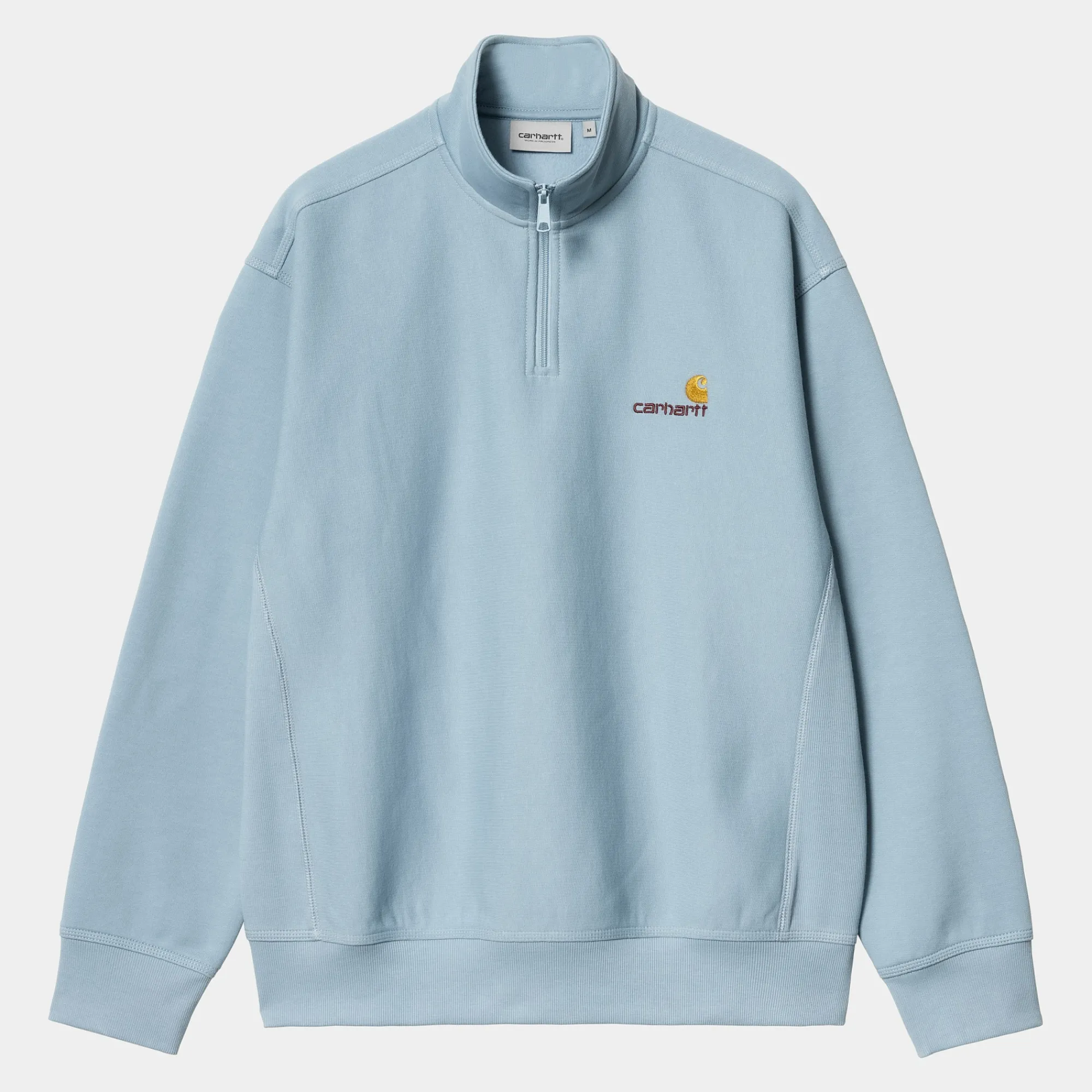 Carhartt WIP Sweats>Half Zip American Script Sweatshirt