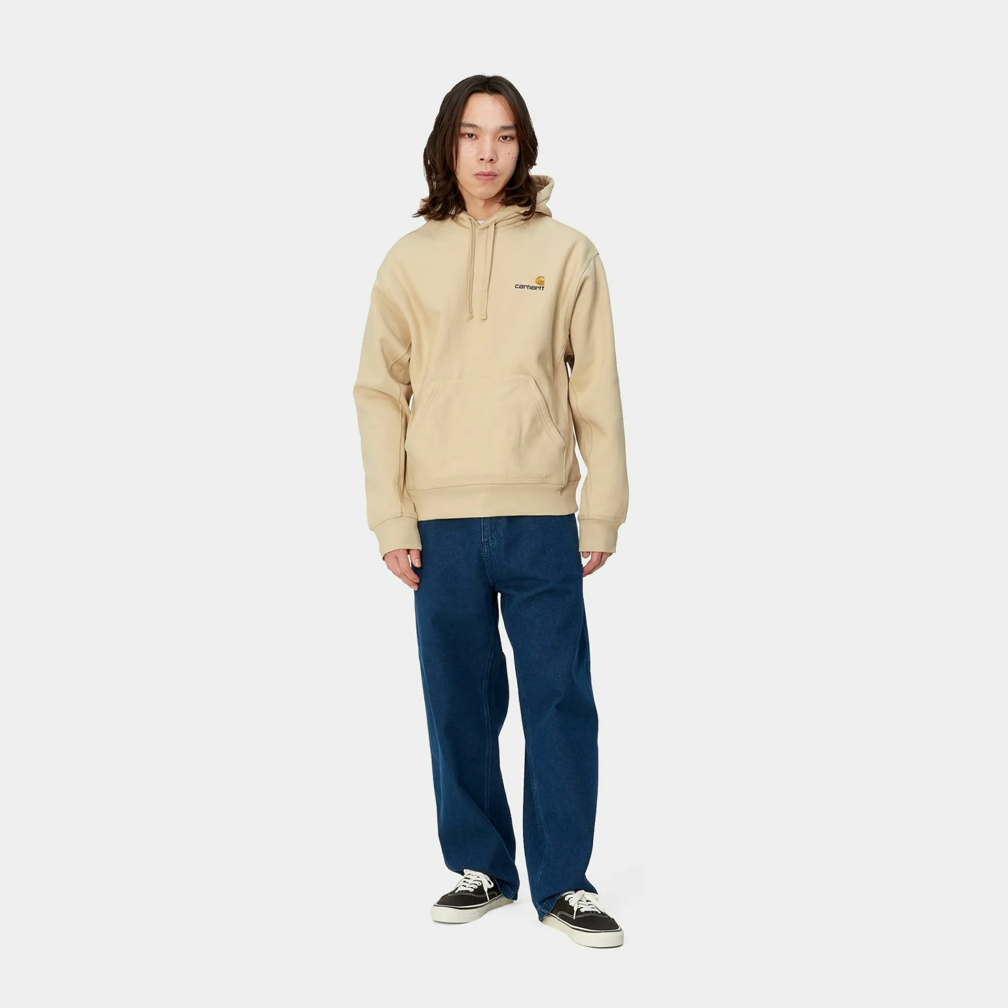 Carhartt WIP Sweats>Hooded American Script Sweatshirt