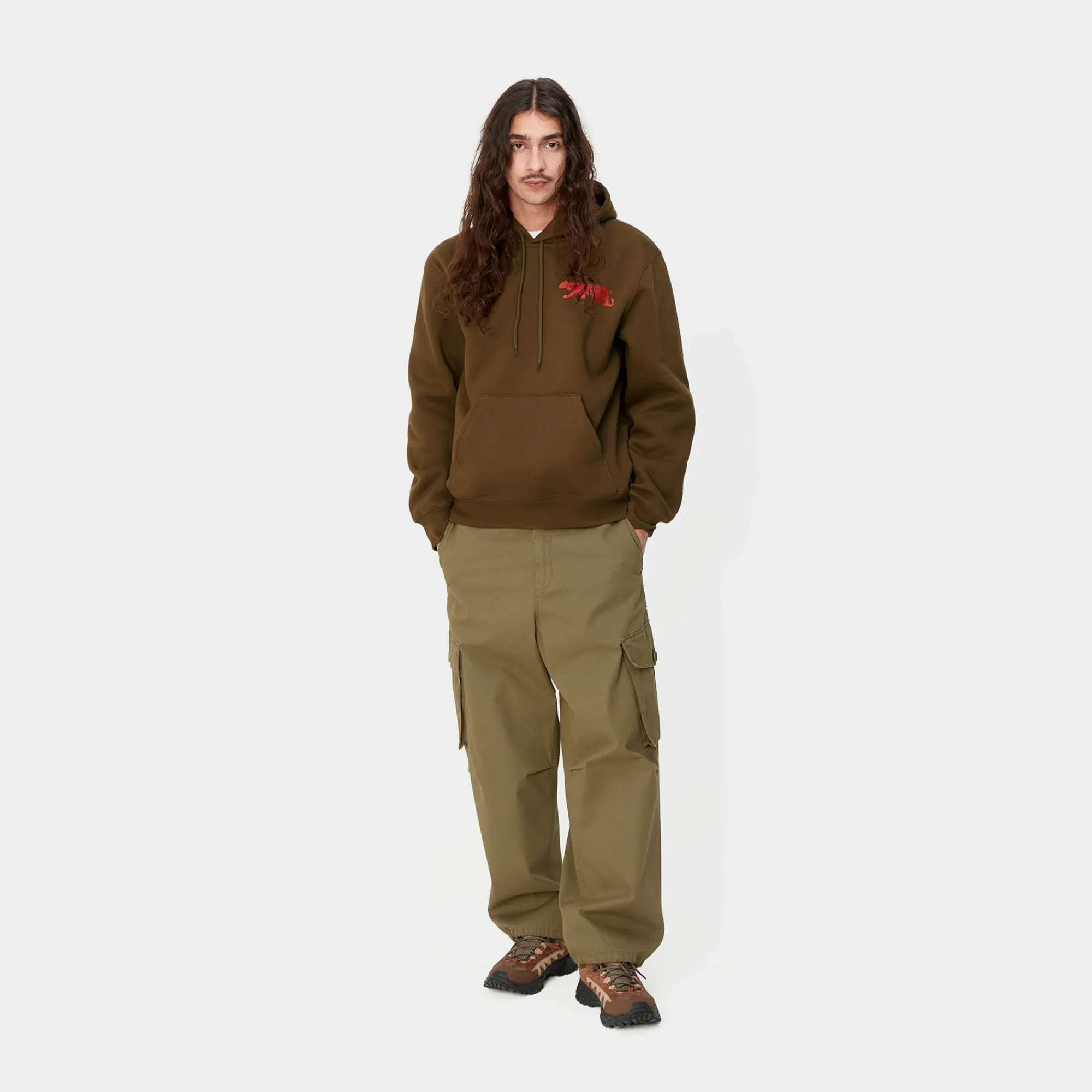 Carhartt WIP Sweats>Hooded Rocky Script Sweat
