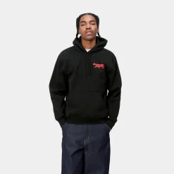 Carhartt WIP Sweats>Hooded Rocky Script Sweat