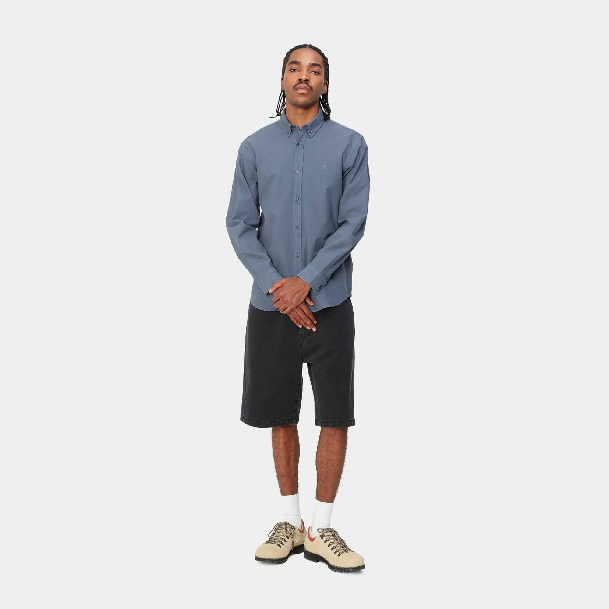 Carhartt WIP Shirts>L/S Bolton Shirt