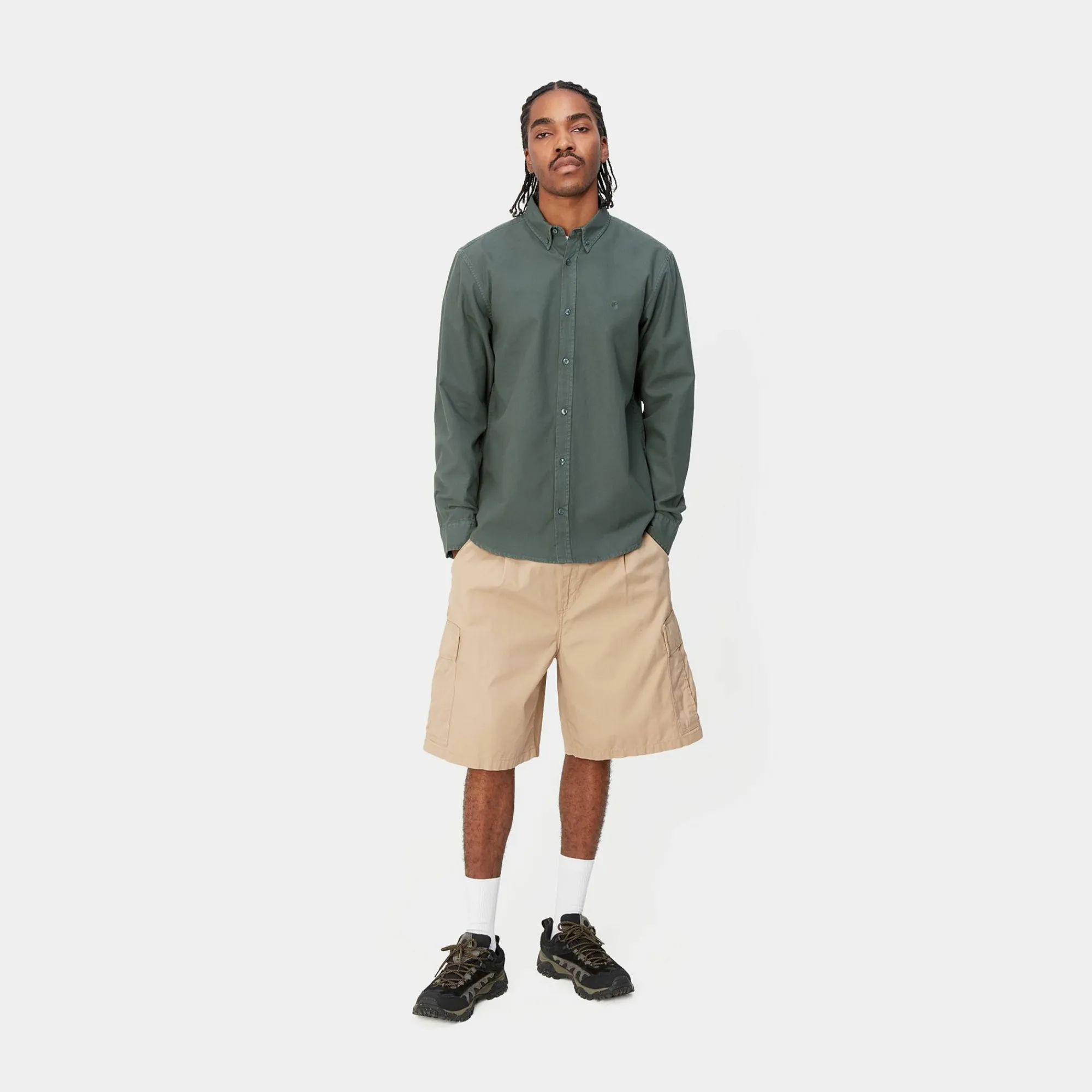 Carhartt WIP Shirts>L/S Bolton Shirt
