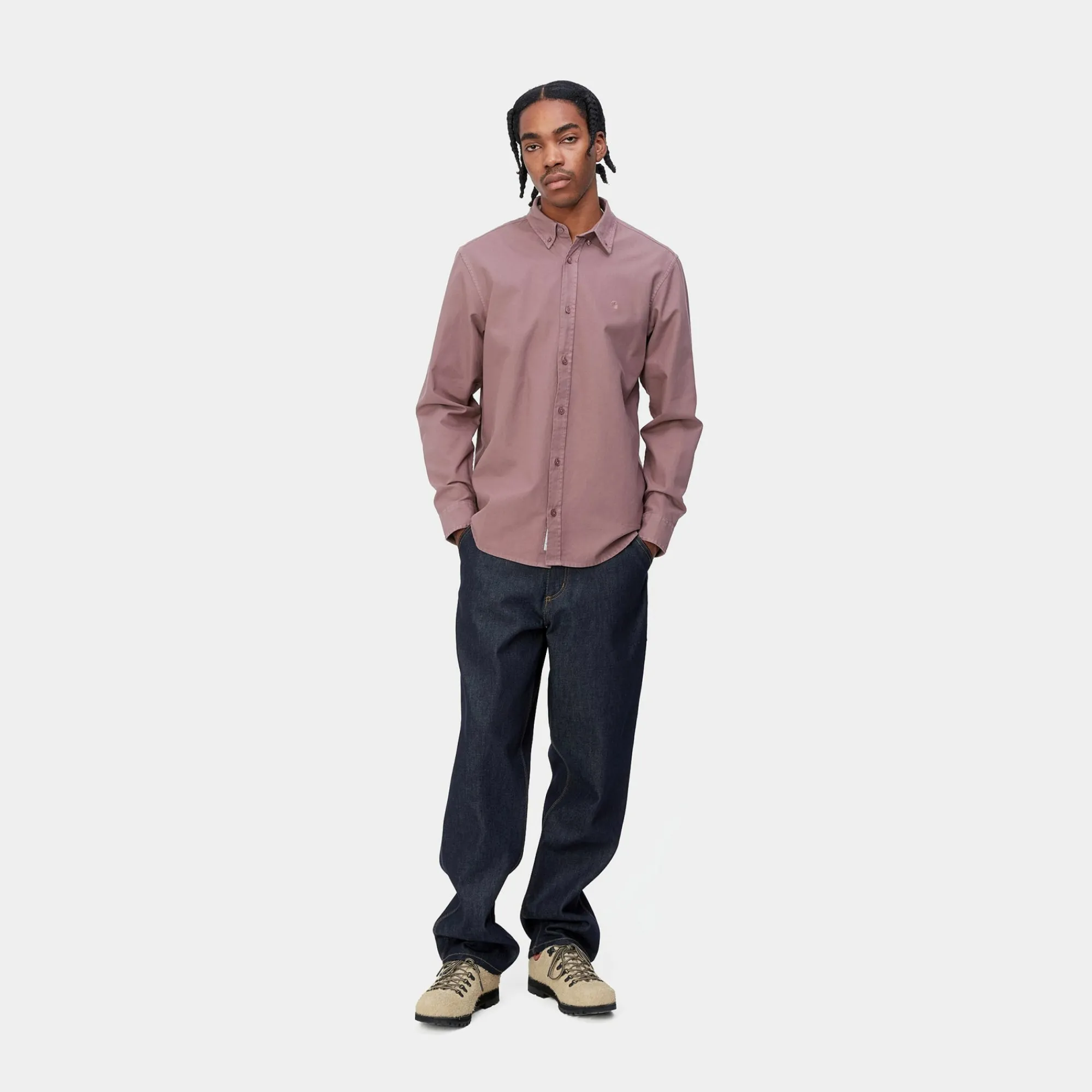 Carhartt WIP Shirts>L/S Bolton Shirt