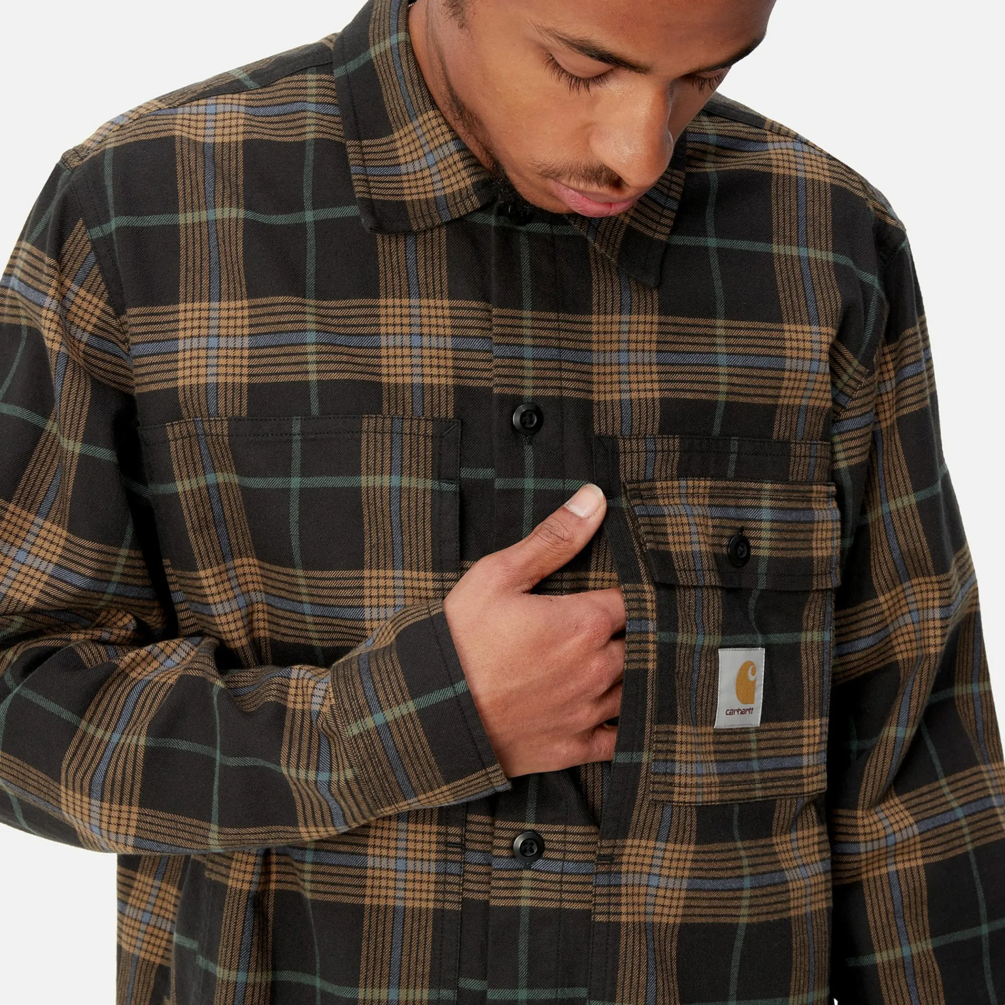 Carhartt WIP Shirts>L/S Hadley Shirt