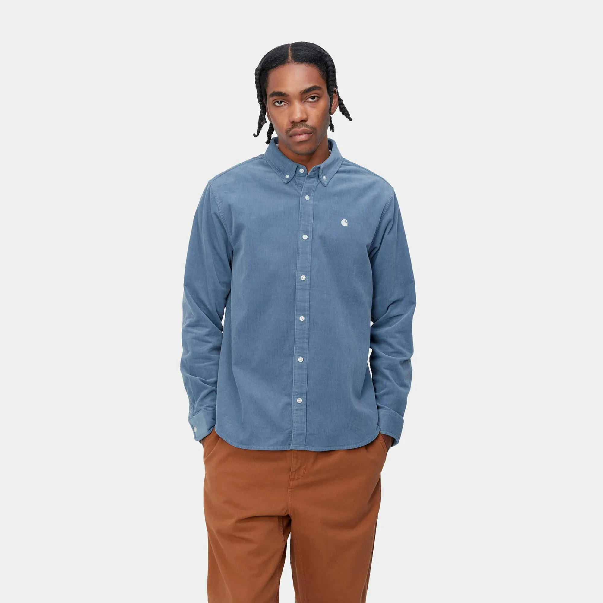 Carhartt WIP Shirts>L/S Madison Fine Cord Shirt