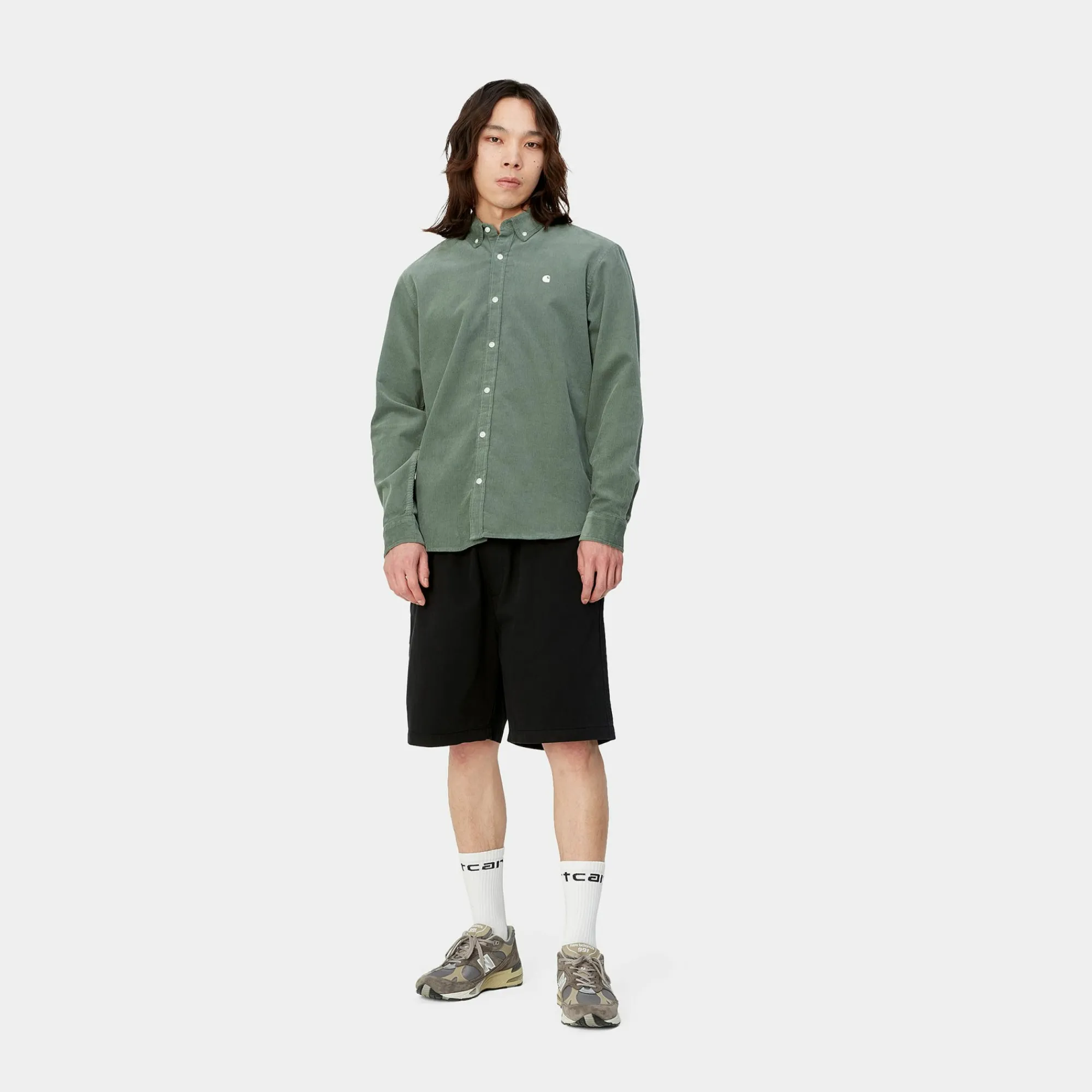 Carhartt WIP Shirts>L/S Madison Fine Cord Shirt