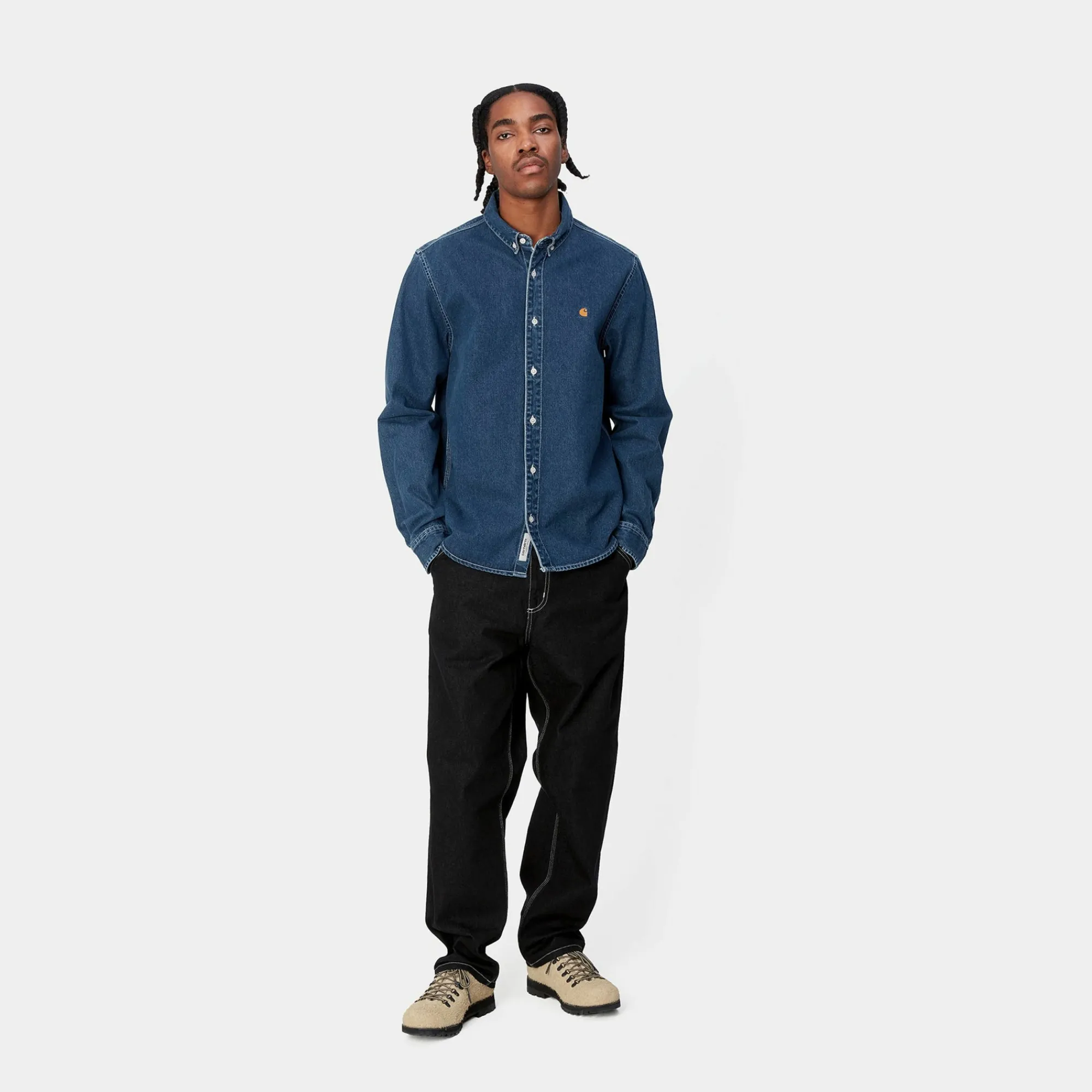 Carhartt WIP Shirts>L/S Weldon Shirt