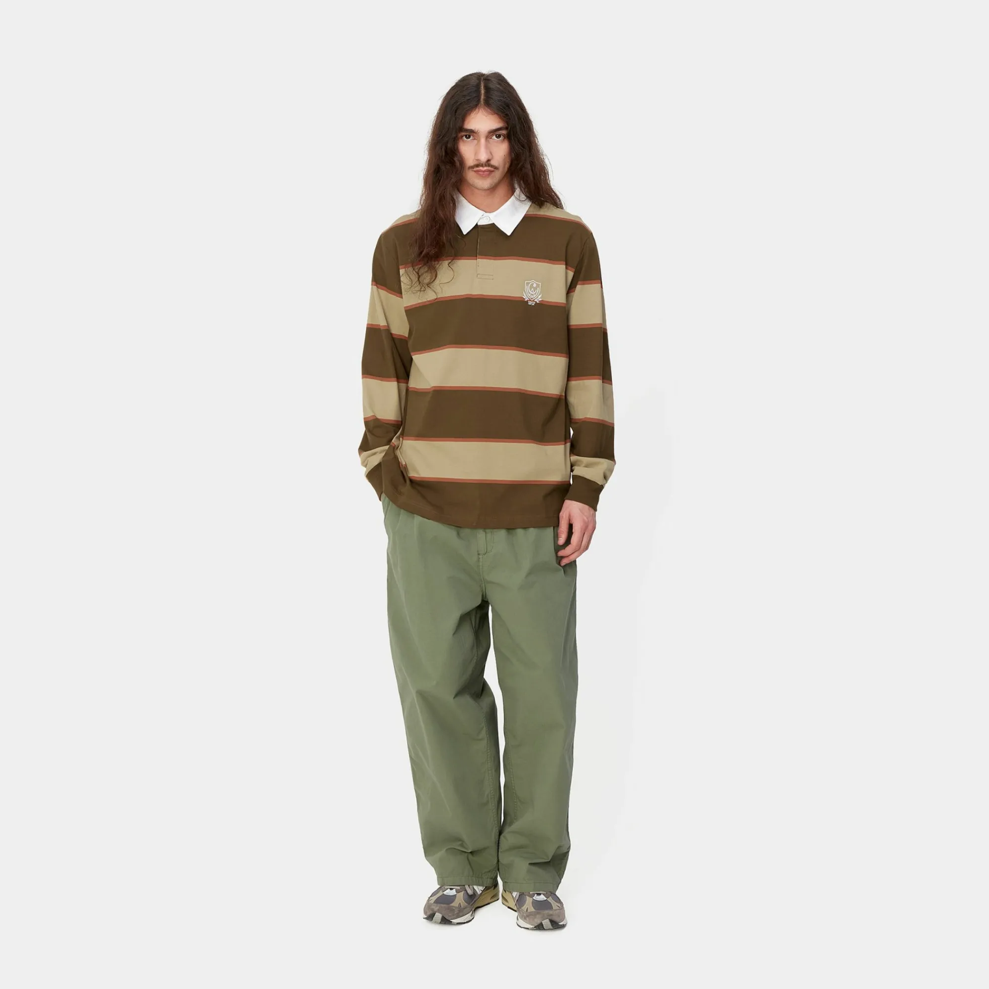 Carhartt WIP T-Shirts & Polos>L/S Wilt Rugby Shirt