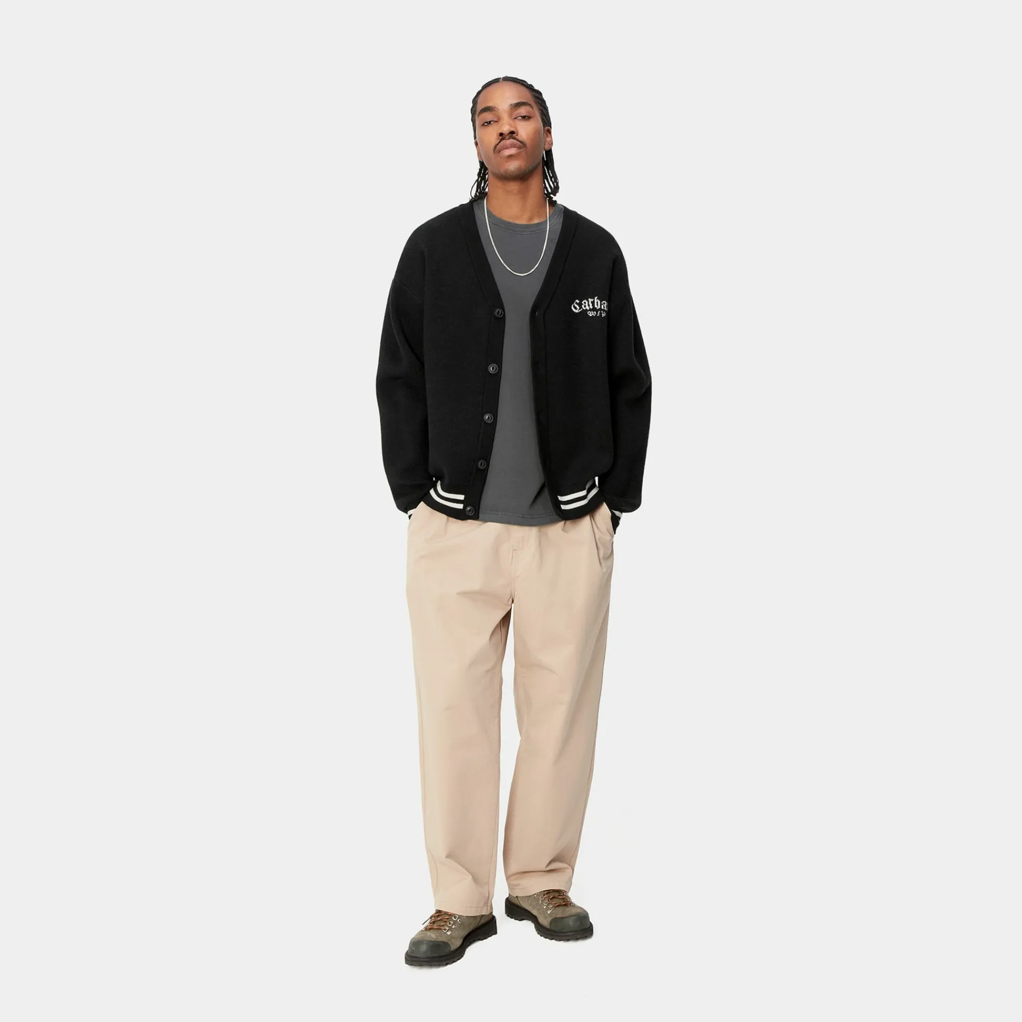 Carhartt WIP Knits>Onyx Cardigan