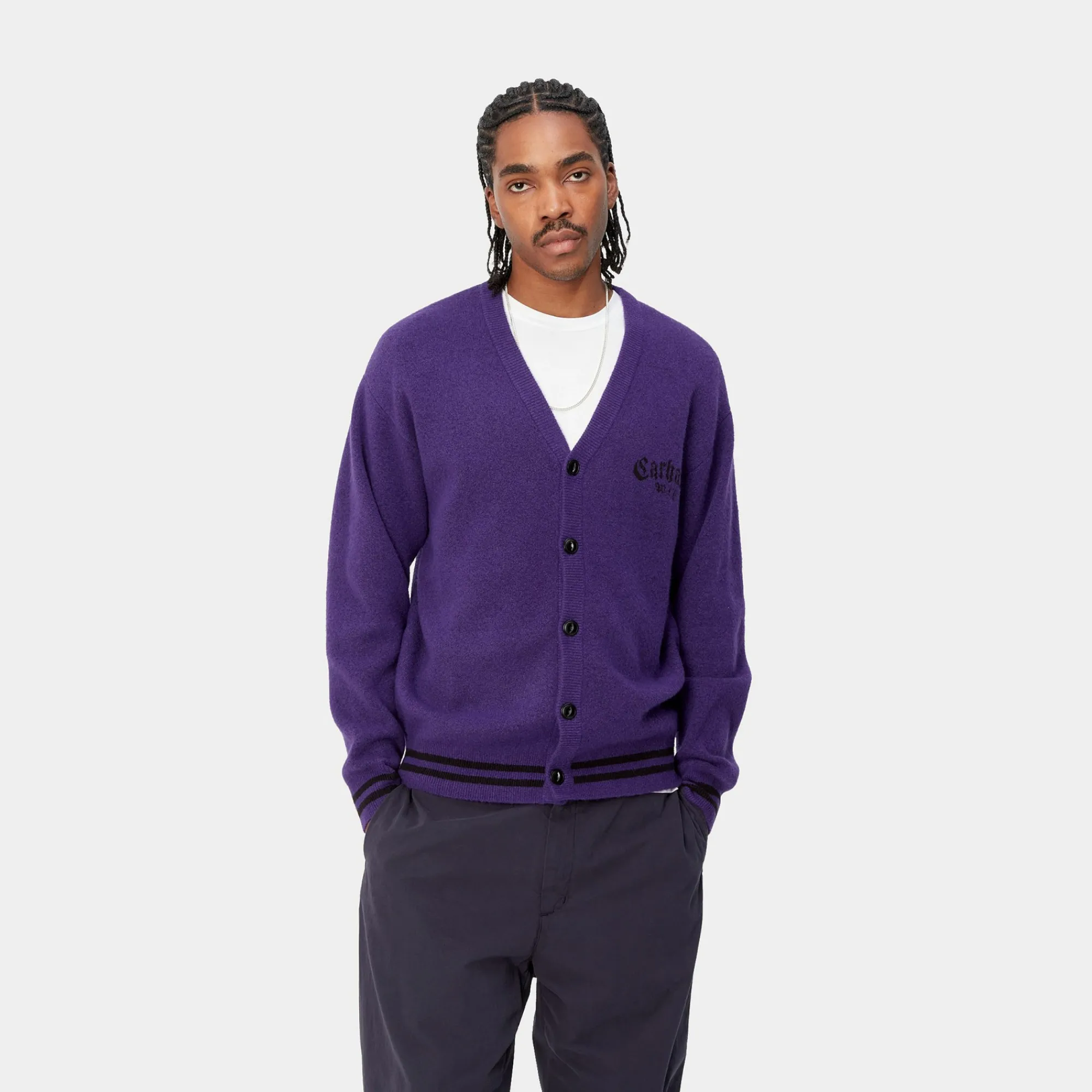 Carhartt WIP Knits>Onyx Cardigan
