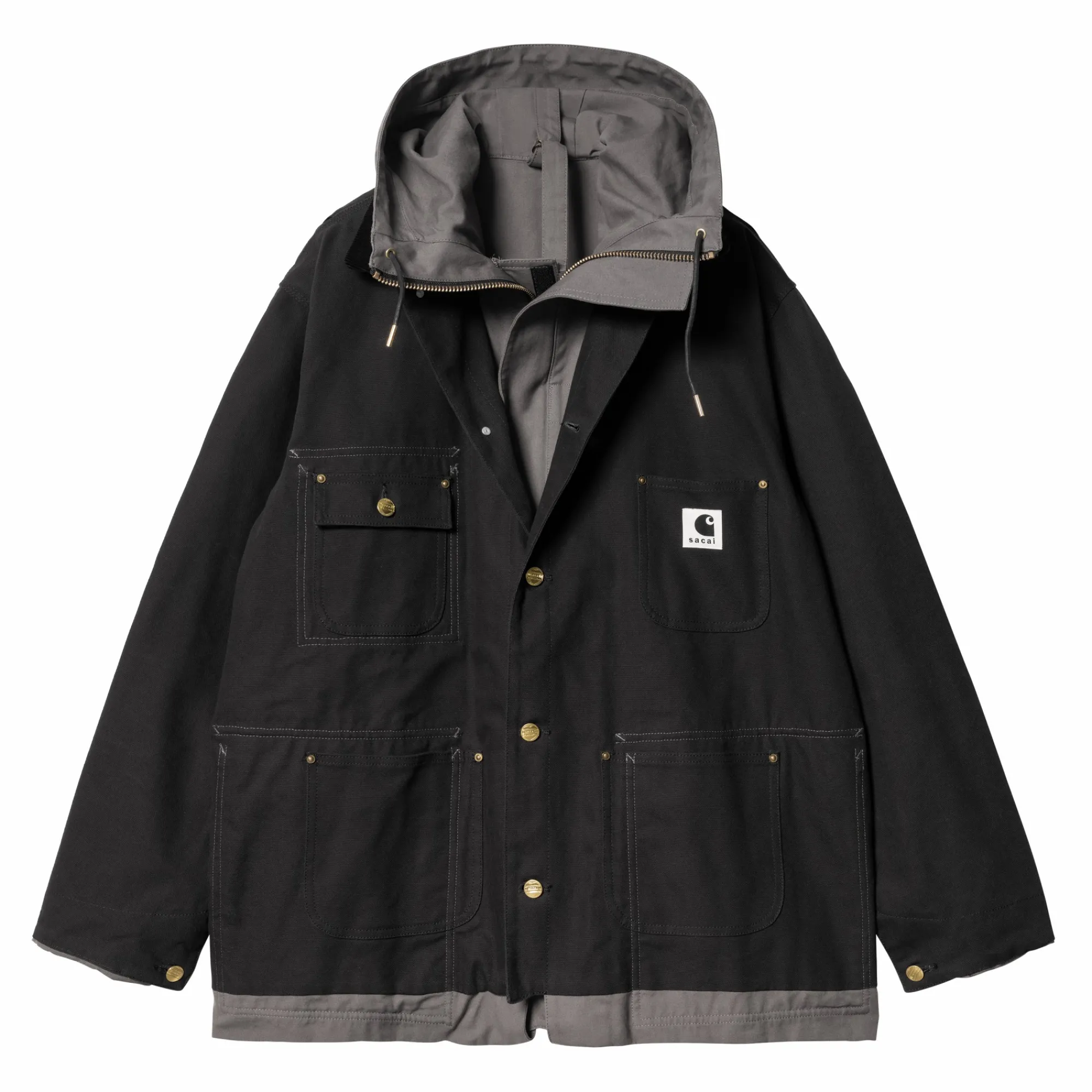 Carhartt WIP Collaborations>Sacai X Reversible Duck Coat