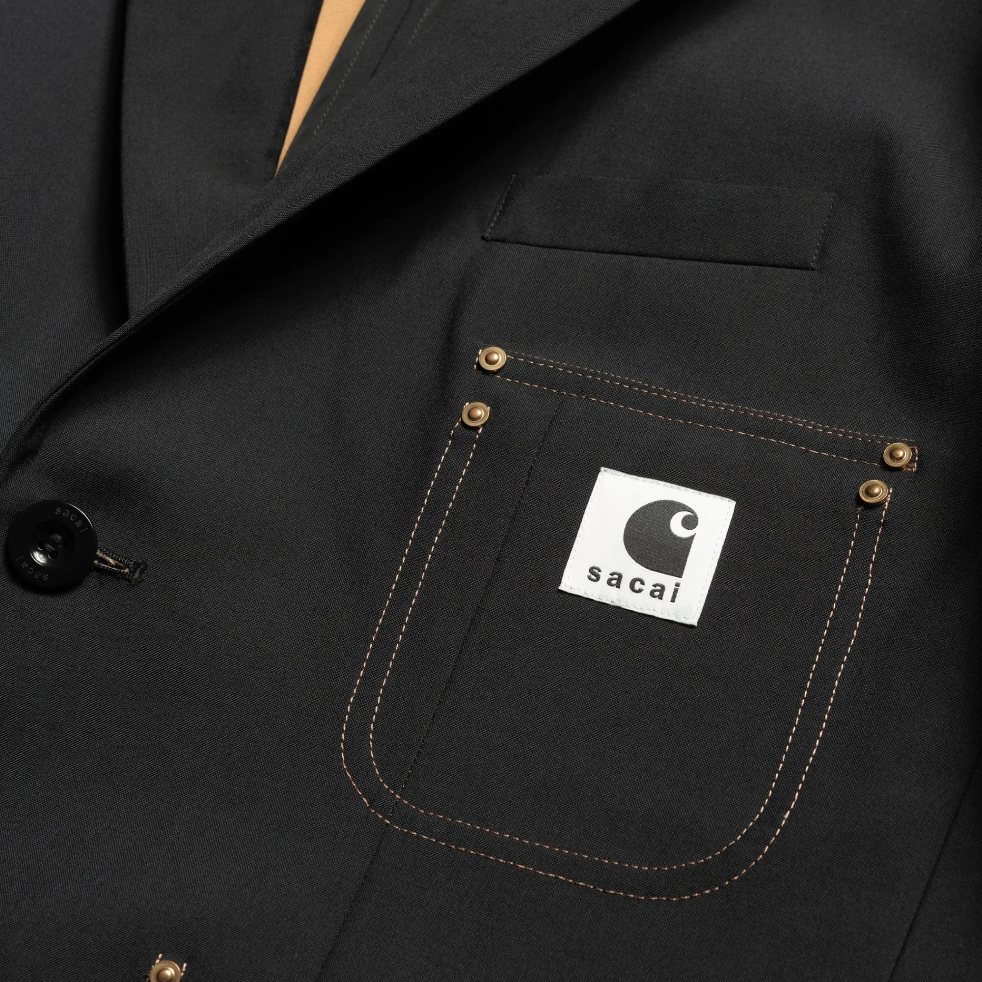 Carhartt WIP Collaborations>Sacai X Suiting Bonding Jacket