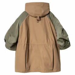 Carhartt WIP Collaborations>Sacai X W' Duck X Nylon Twill Coat