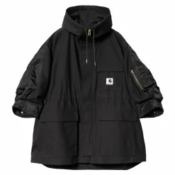 Carhartt WIP Collaborations>Sacai X W' Duck X Nylon Twill Coat