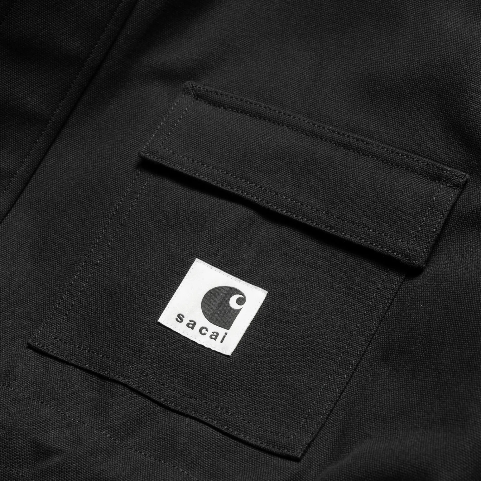 Carhartt WIP Collaborations>Sacai X W' Duck X Nylon Twill Coat