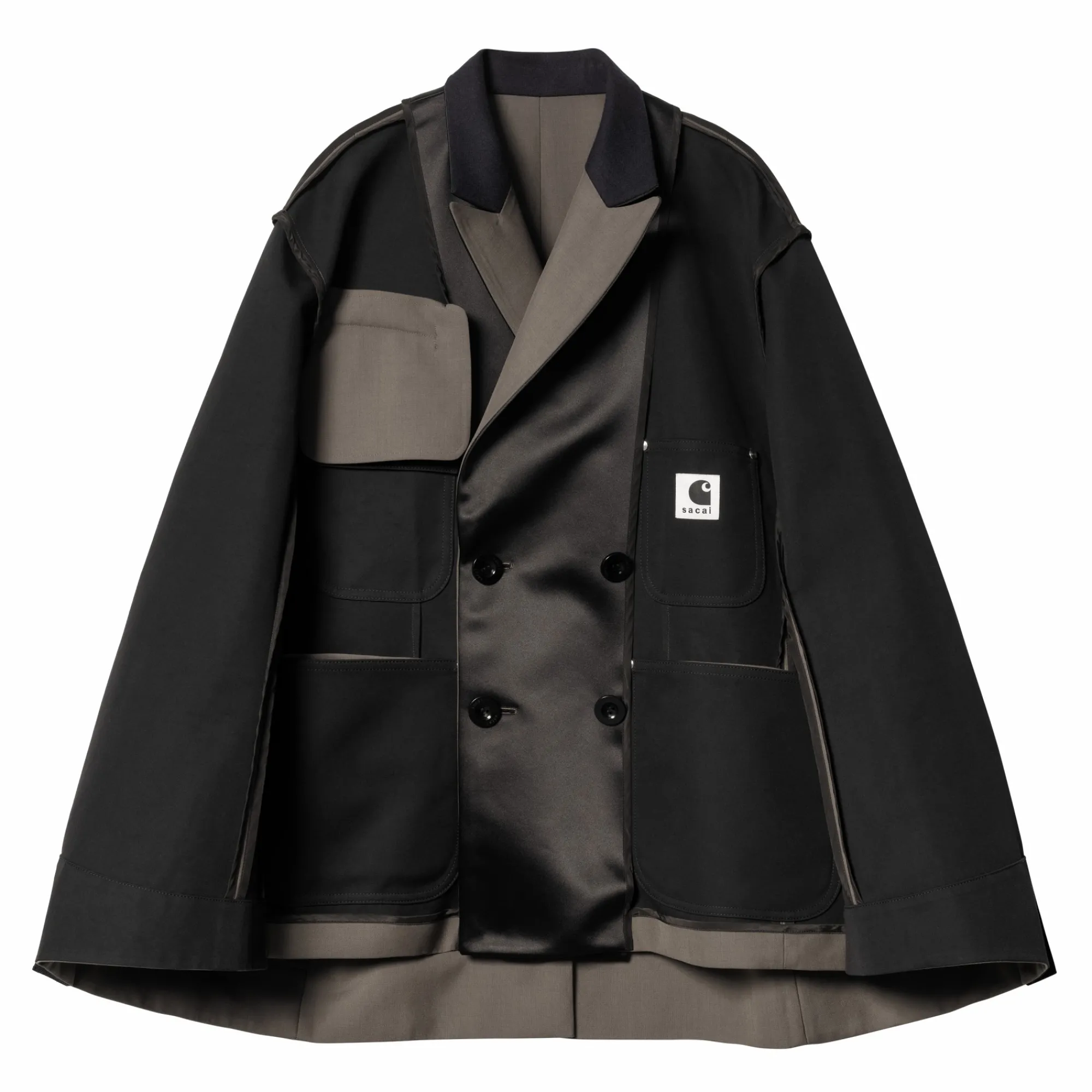 Carhartt WIP Collaborations>Sacai X W' Suiting Bonding Jacket