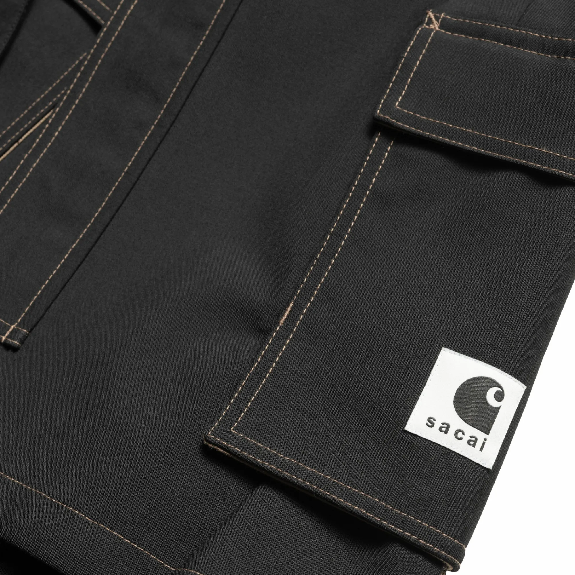 Carhartt WIP Collaborations>Sacai X W' Suiting Bonding Skirt