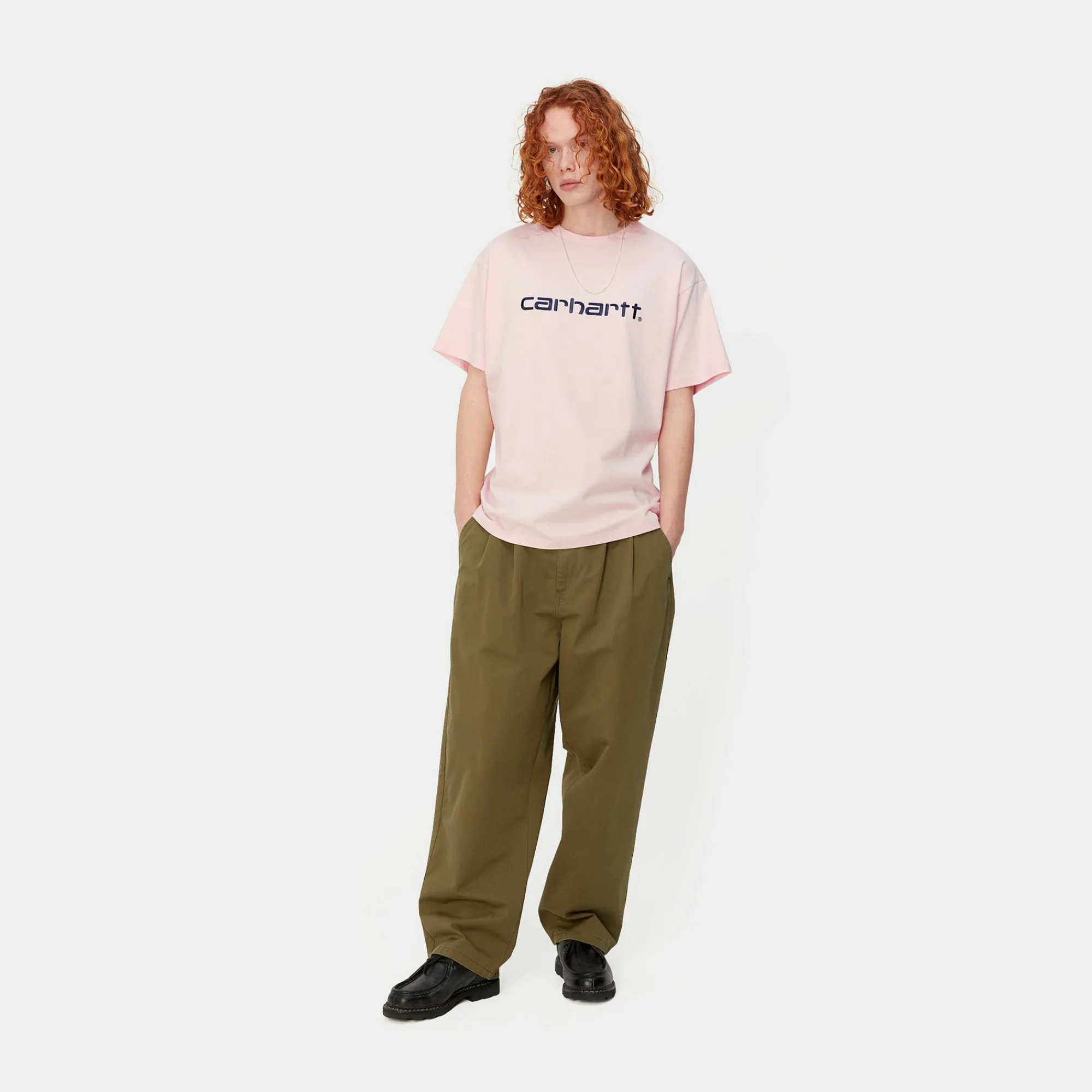 Carhartt WIP T-Shirts & Polos>S/S Carhartt Embroidery Tshirt