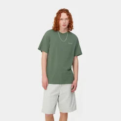 Carhartt WIP T-Shirts & Polos>S/S Script Embroidery T-Shirt