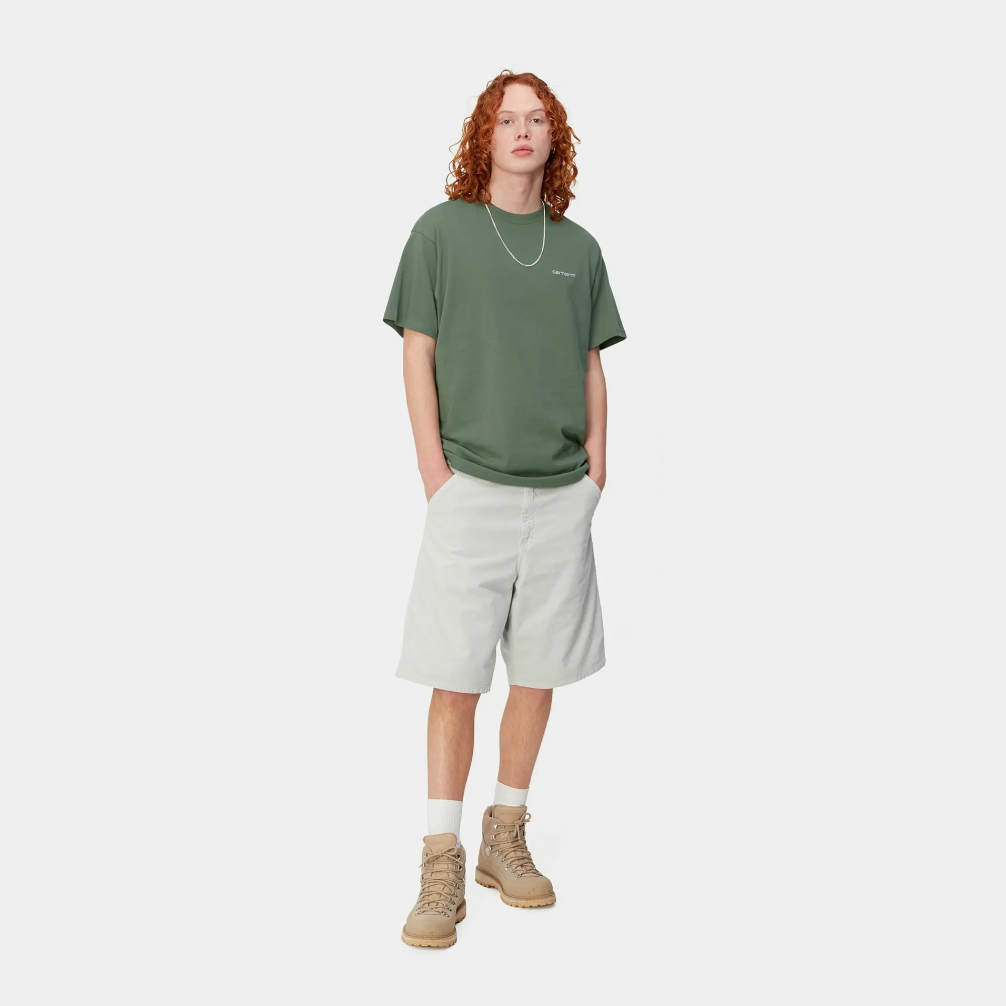 Carhartt WIP T-Shirts & Polos>S/S Script Embroidery T-Shirt