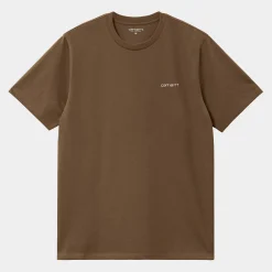Carhartt WIP T-Shirts & Polos>S/S Script Embroidery T-Shirt