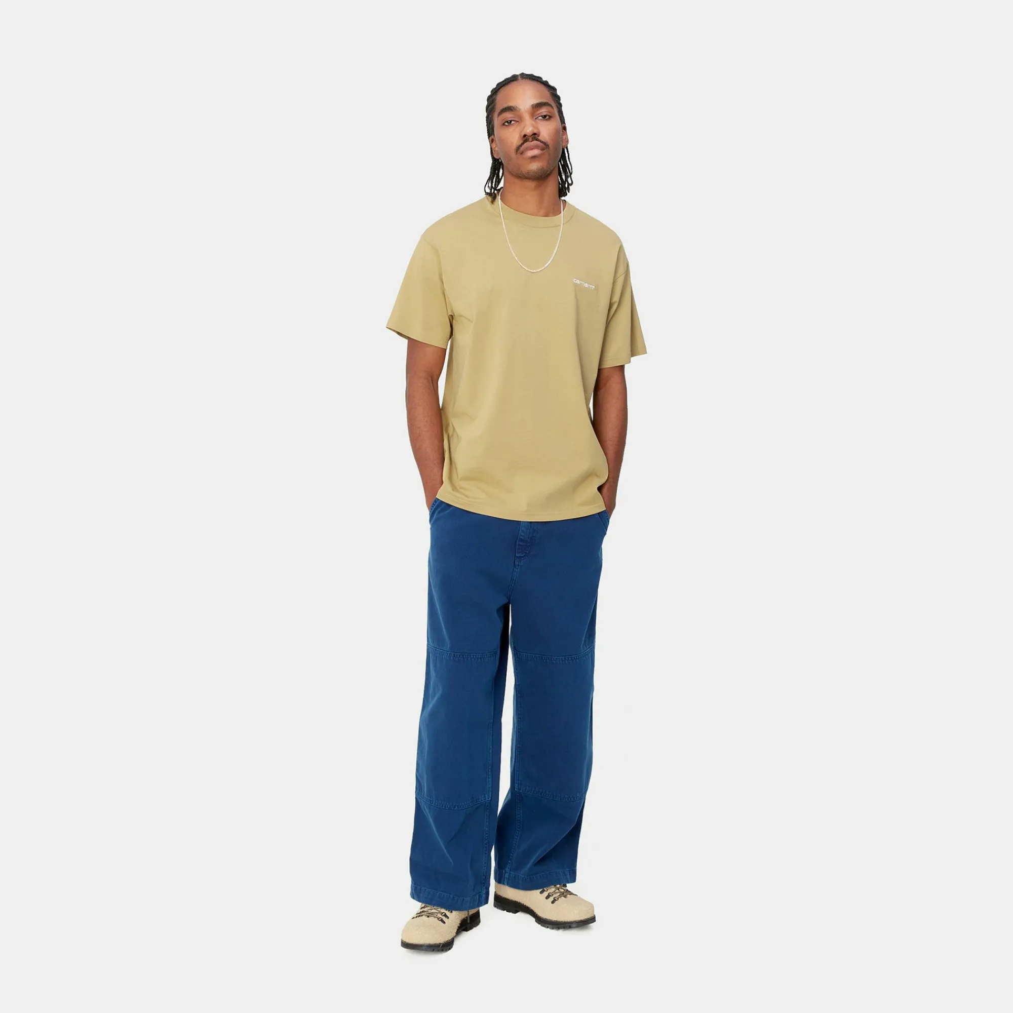 Carhartt WIP T-Shirts & Polos>S/S Script Embroidery T-Shirt
