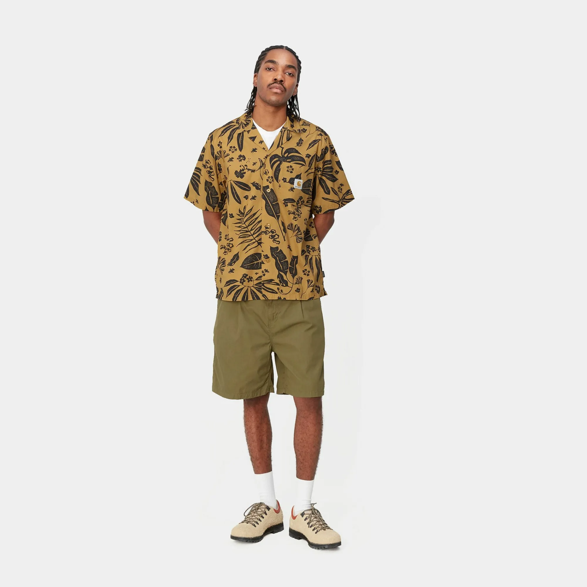 Carhartt WIP Shirts>S/S Woodblock Shirt