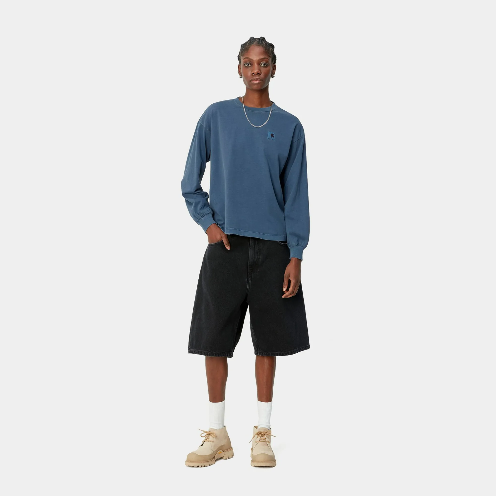 Carhartt WIP Featured>W' L/S Nelson T-Shirt