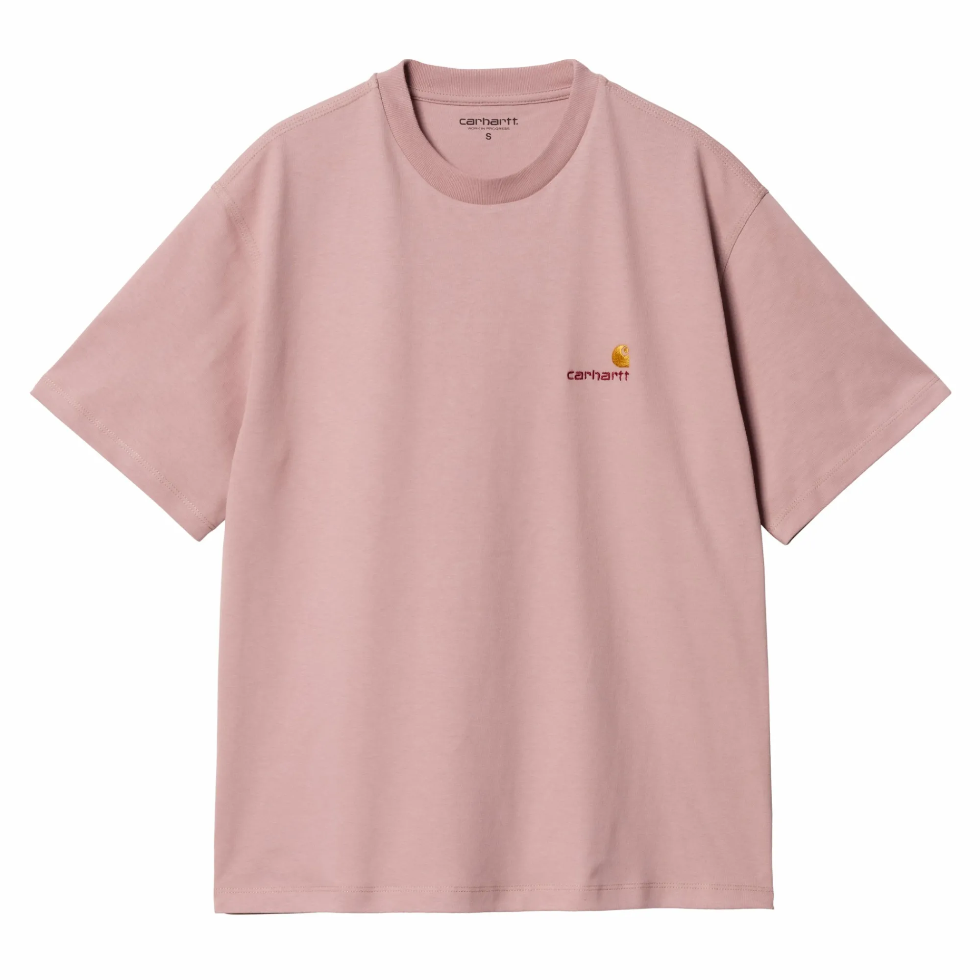 Carhartt WIP Core Products>W' S/S American Script T-Shirt