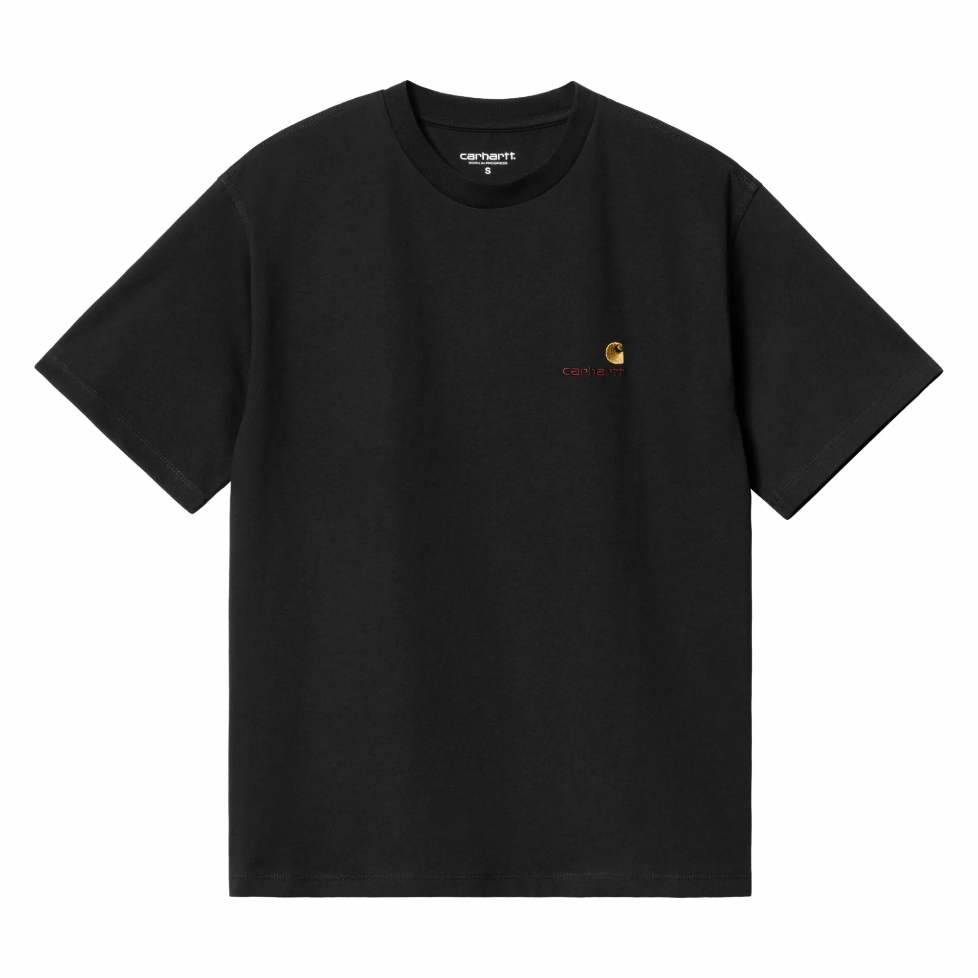 Carhartt WIP Core Products>W' S/S American Script T-Shirt
