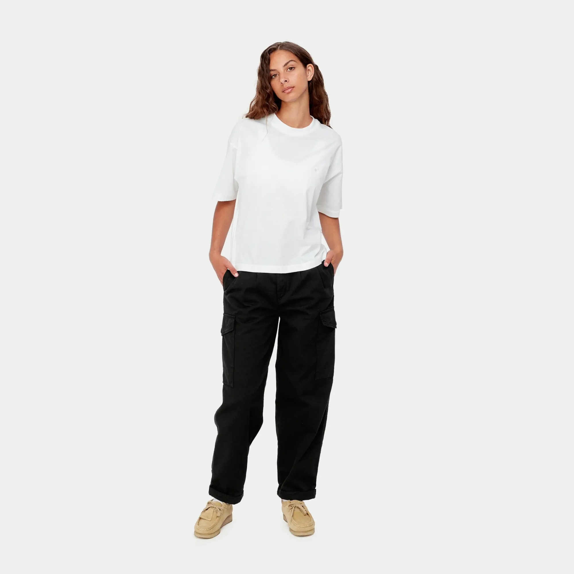 Carhartt WIP T-Shirts>W' S/S Chester T-Shirt