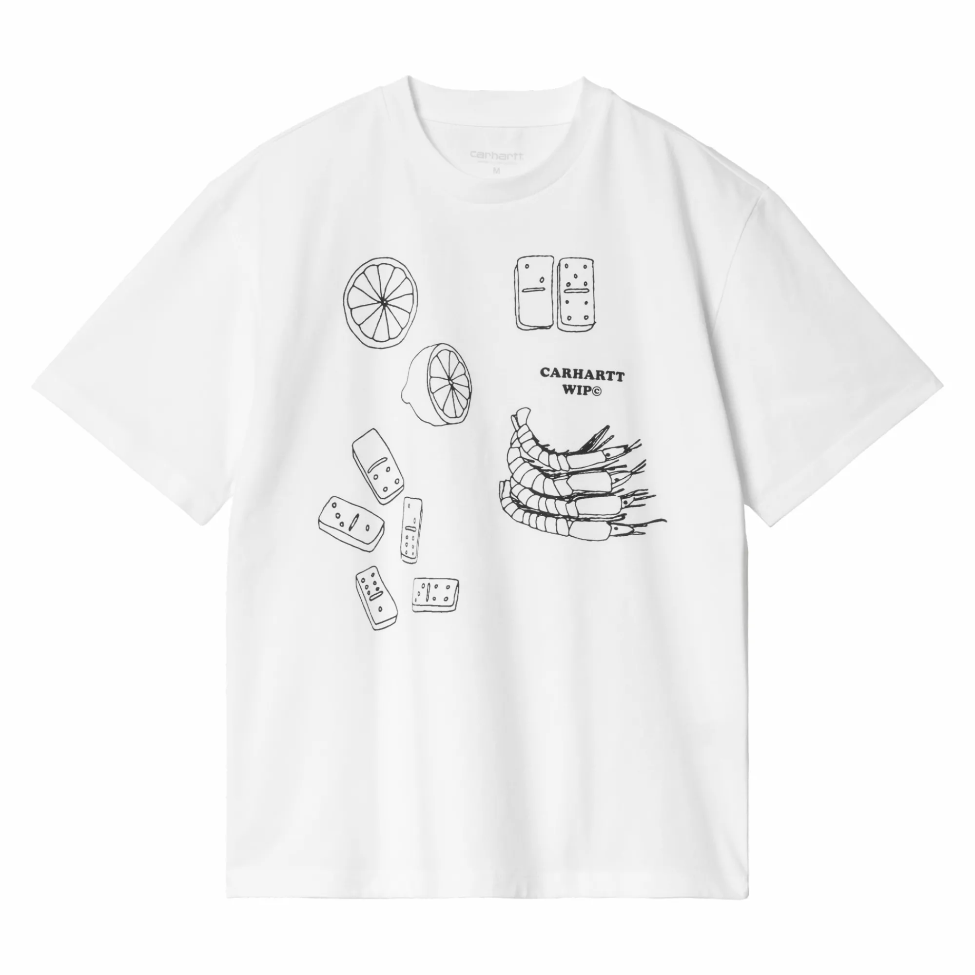 Carhartt WIP T-Shirts>W' S/S Isis Maria Lunch T-S