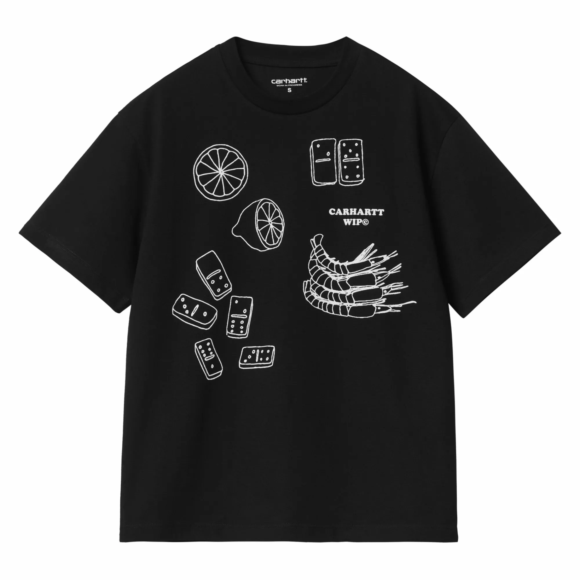 Carhartt WIP T-Shirts>W' S/S Isis Maria Lunch T-S