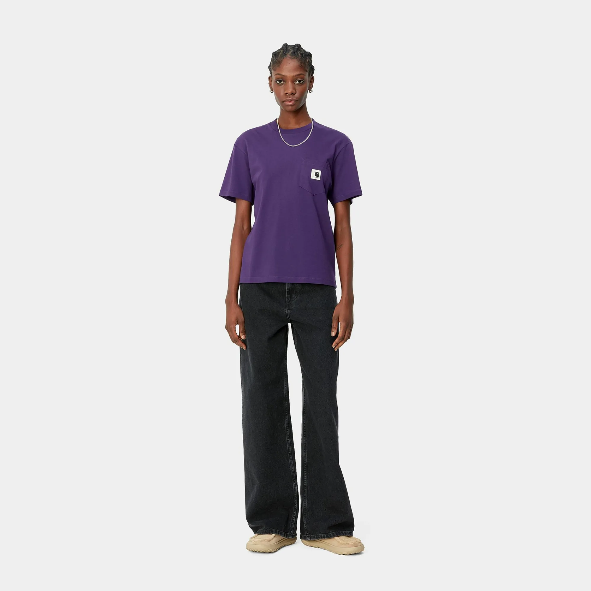 Carhartt WIP T-Shirts>W' S/S Pocket T-Shirt