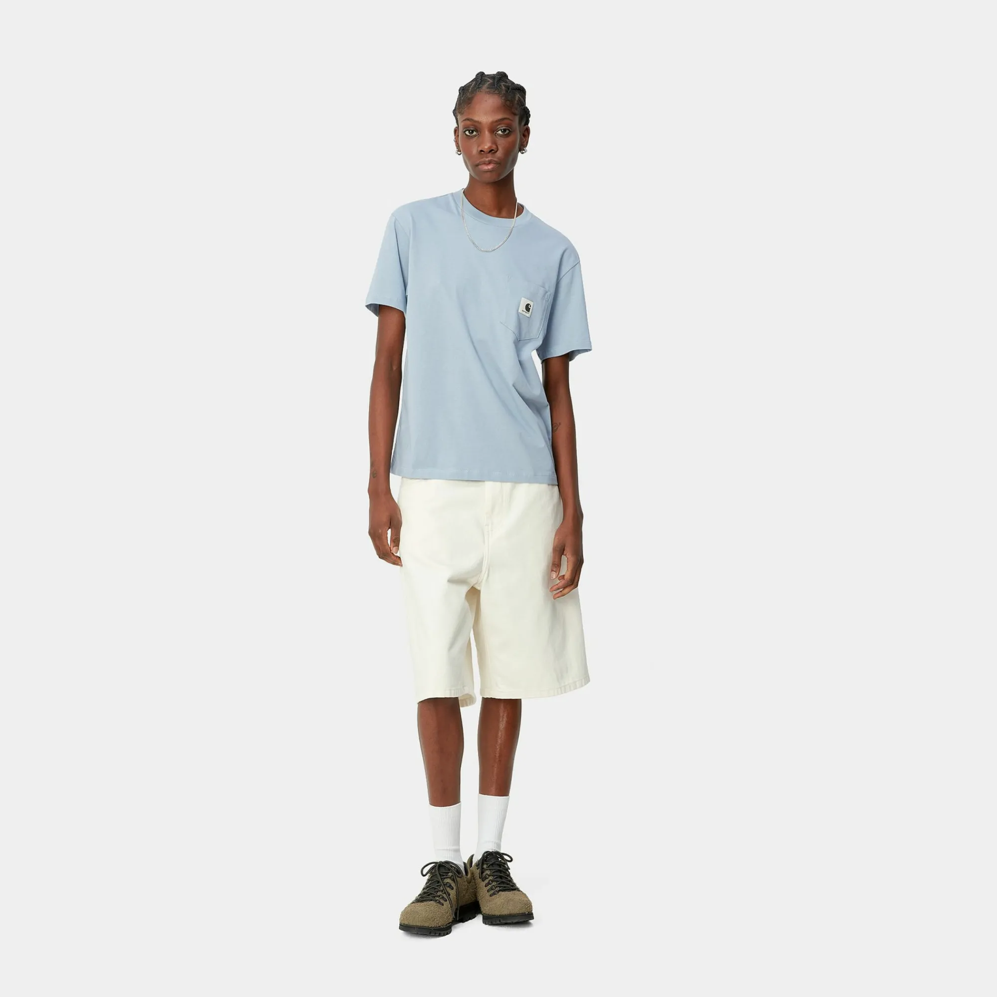 Carhartt WIP T-Shirts>W' S/S Pocket T-Shirt