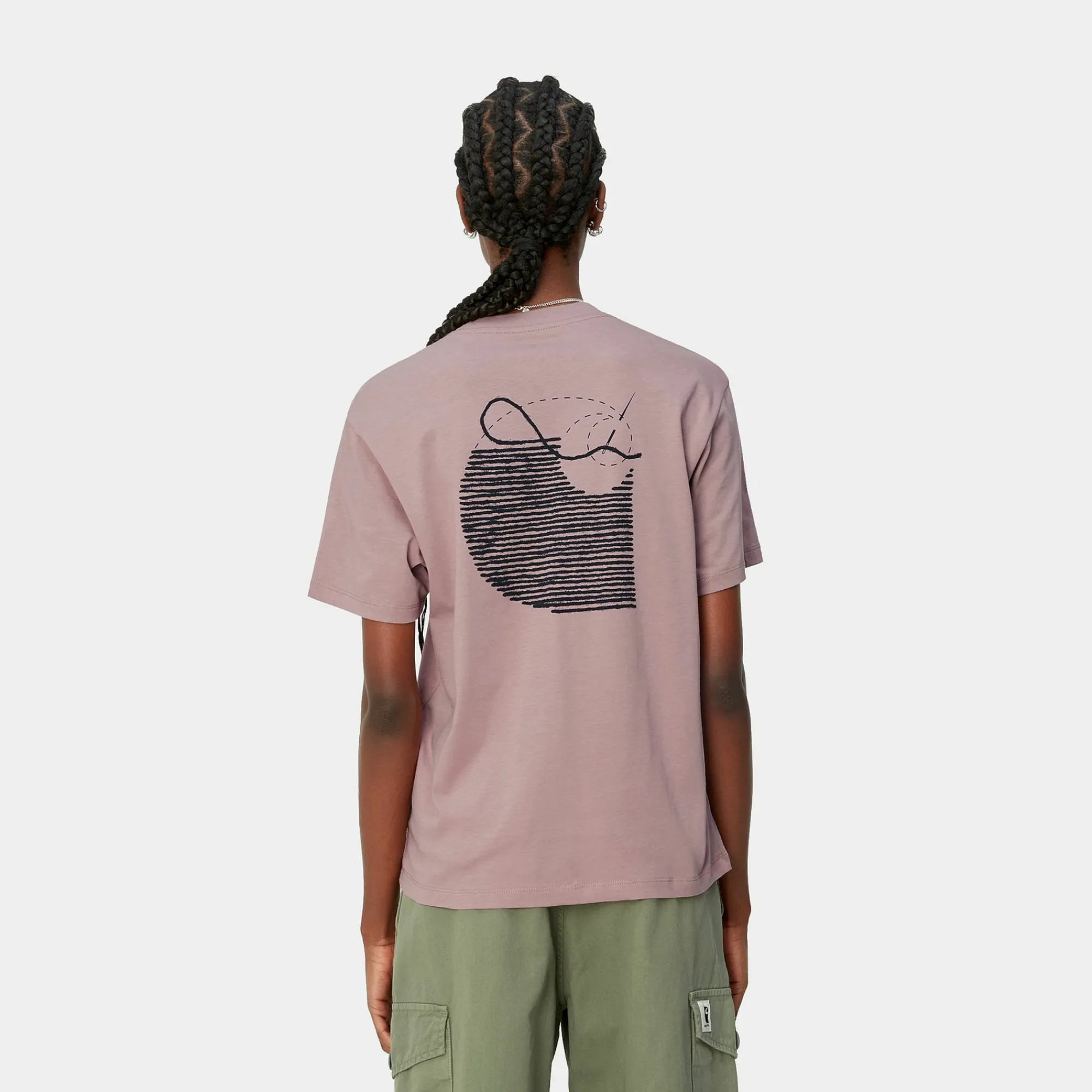 Carhartt WIP T-Shirts>W' S/S Stitch T-Shirt