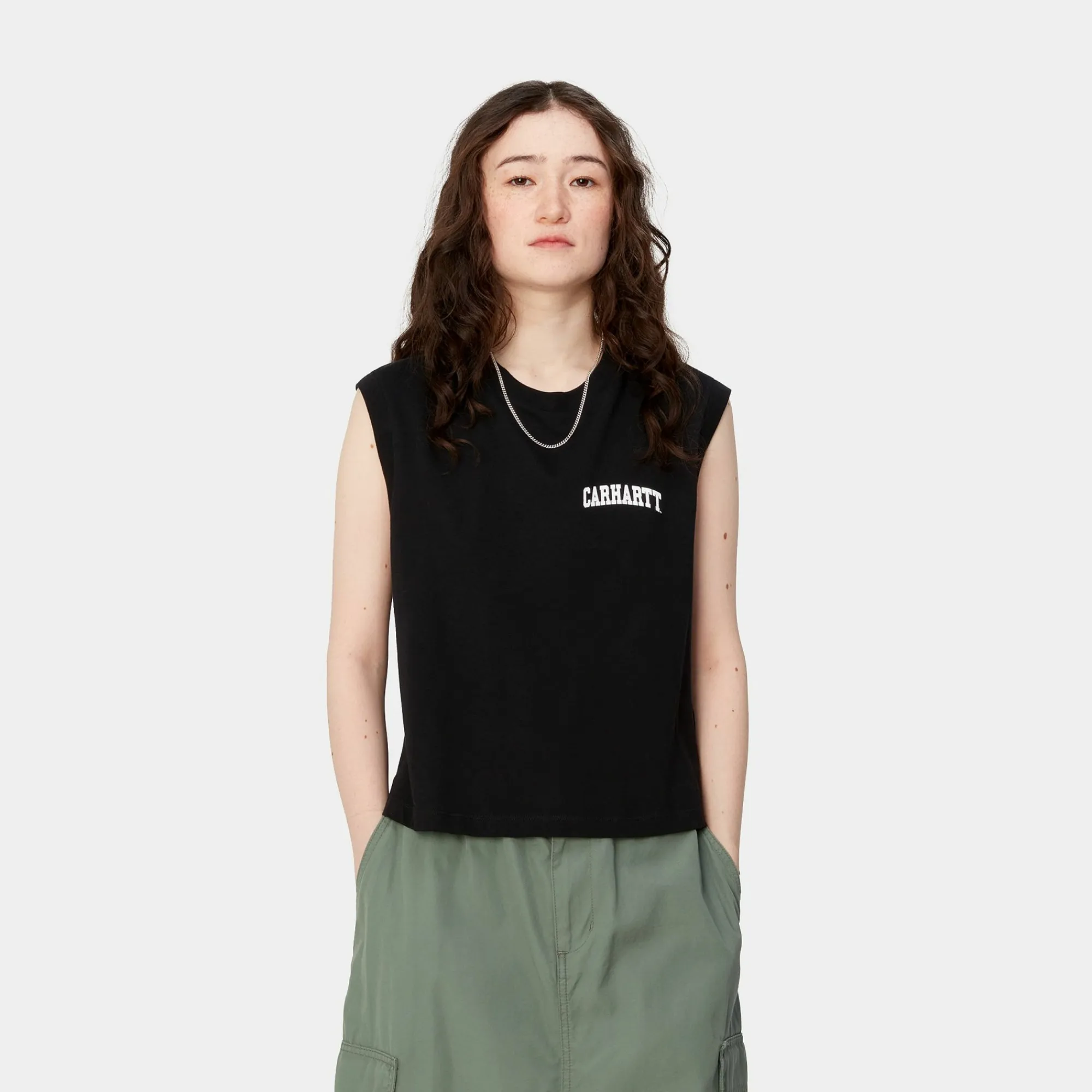 Carhartt WIP T-Shirts>W' University Script A-Shirt